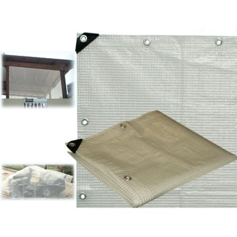 foto del prodotto telone multiuso occhiellato retinato 2 x 3 mt