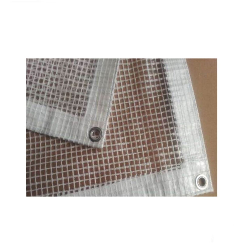 foto del prodotto telone occhiellato bianco telato cristal telo occhielli 2x3 impermeabile 180grmq