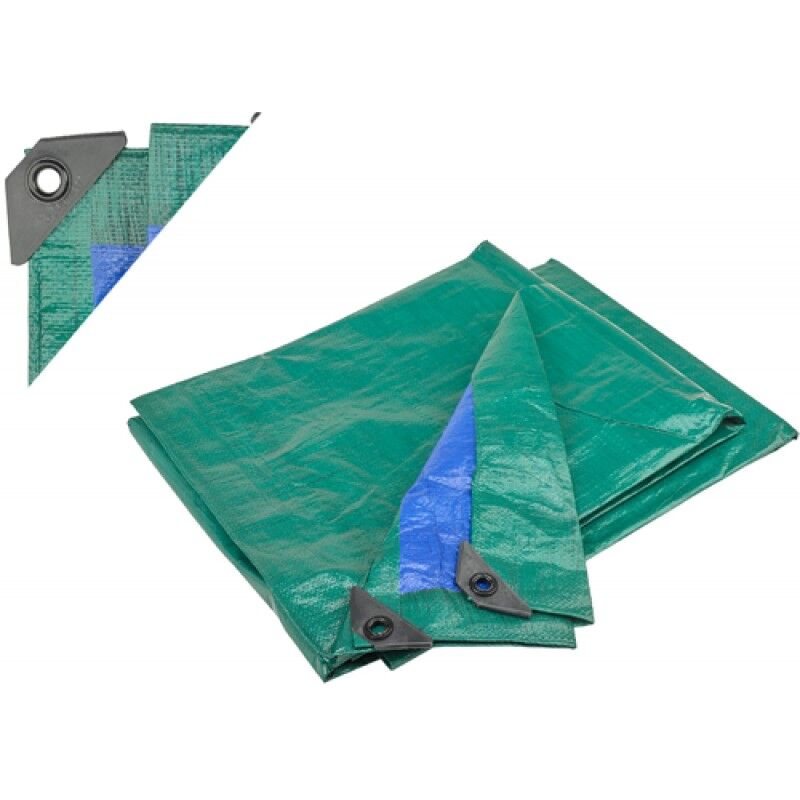 immagine 0 del prodotto telone occhiellato verde blu 3x3mt papillon