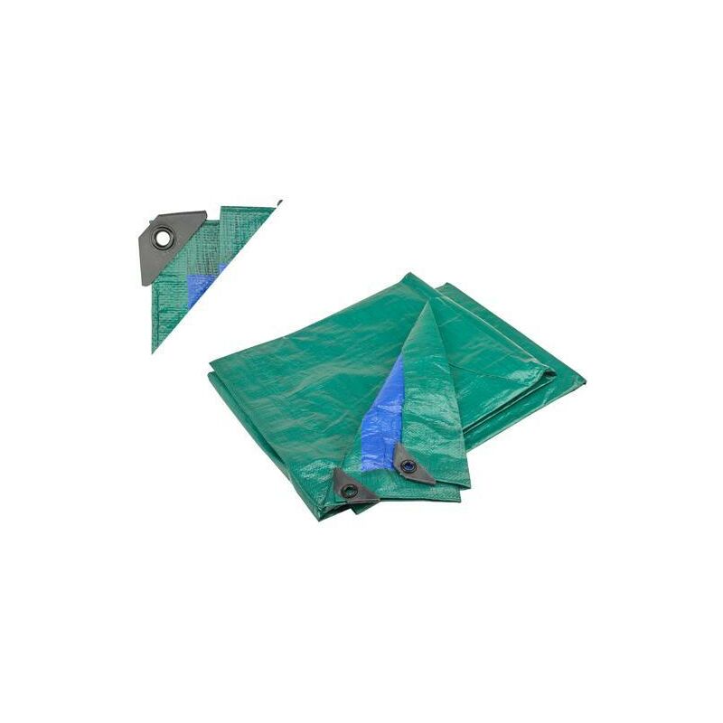 foto del prodotto telone occhiellato verde blu 8x10mt papillon