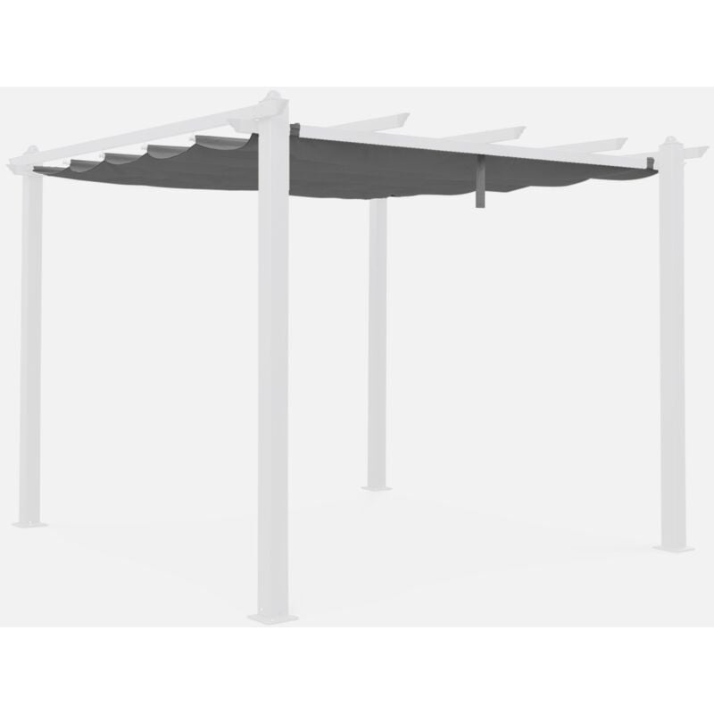 foto del prodotto telone per pergola condate in poliestere 3x3 m