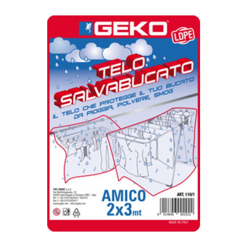 foto del prodotto telone poliet. para pioggia amico mt.3x2. prezzo per 1 pezzo.