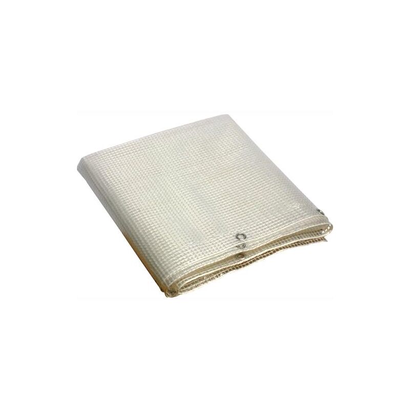 foto del prodotto telone telo occhiellato retinato 3,5x3 mt in pvc trasparente papillon