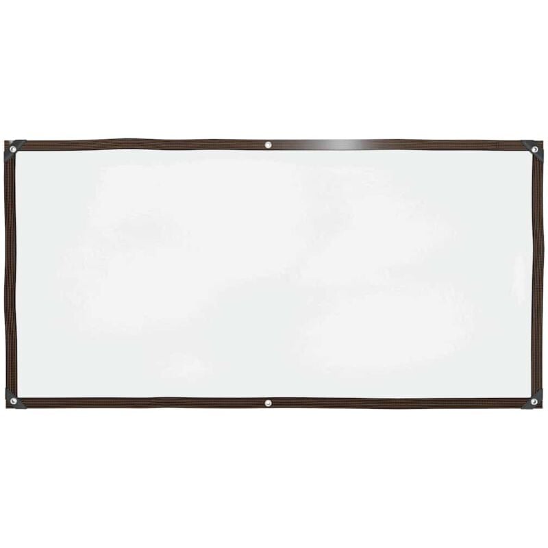 foto del prodotto telone trasparente con occhielli 1x2 m in polietilene vidaxl