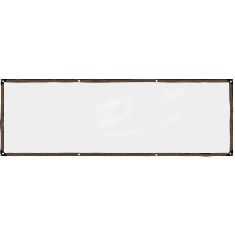 foto del prodotto telone trasparente con occhielli 1x3 m in polietilene vidaxl