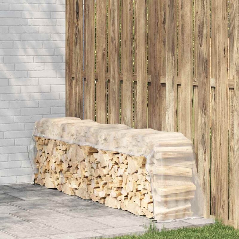 foto del prodotto telone trasparente con occhielli 1x4 m in polietilene vidaxl