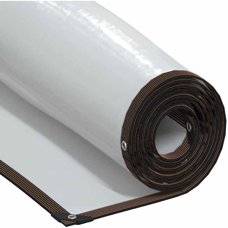 foto del prodotto telone trasparente con occhielli 2x4 m in polietilene vidaxl