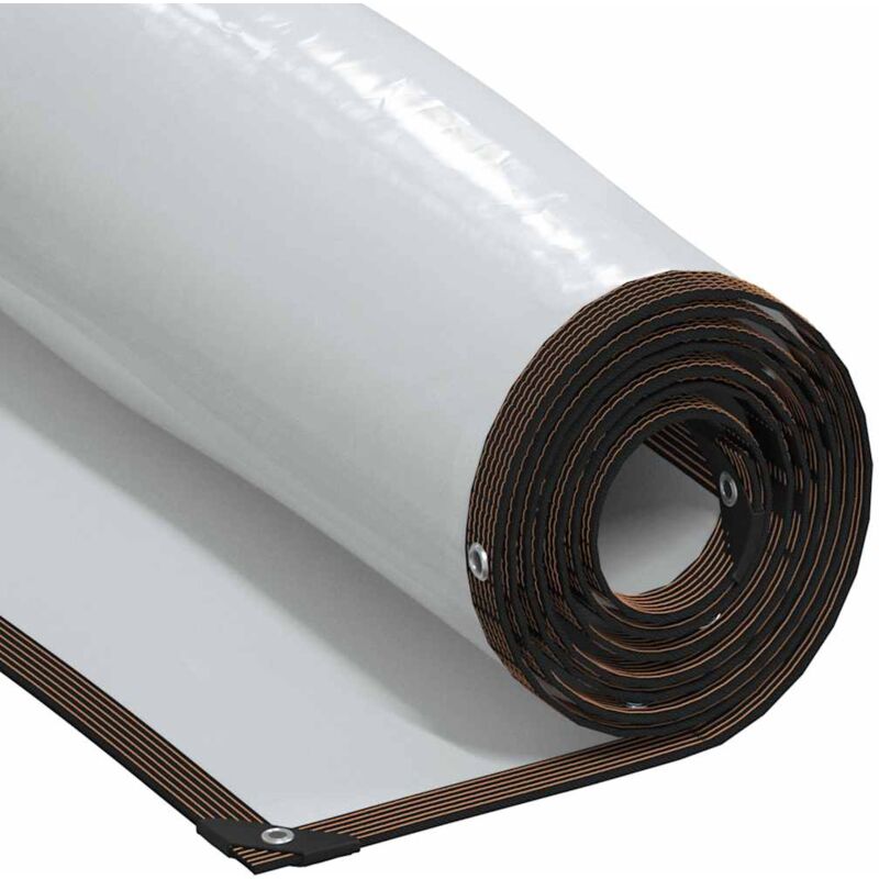 foto del prodotto telone trasparente con occhielli 2x6 m in polietilene vidaxl
