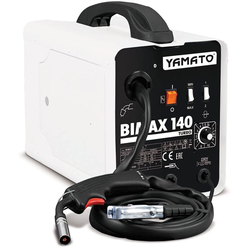 foto del prodotto telwin 821076 bimax 140 turbo saldatrice a filo flux e mig mag, 230 v, bimax 140, bianco