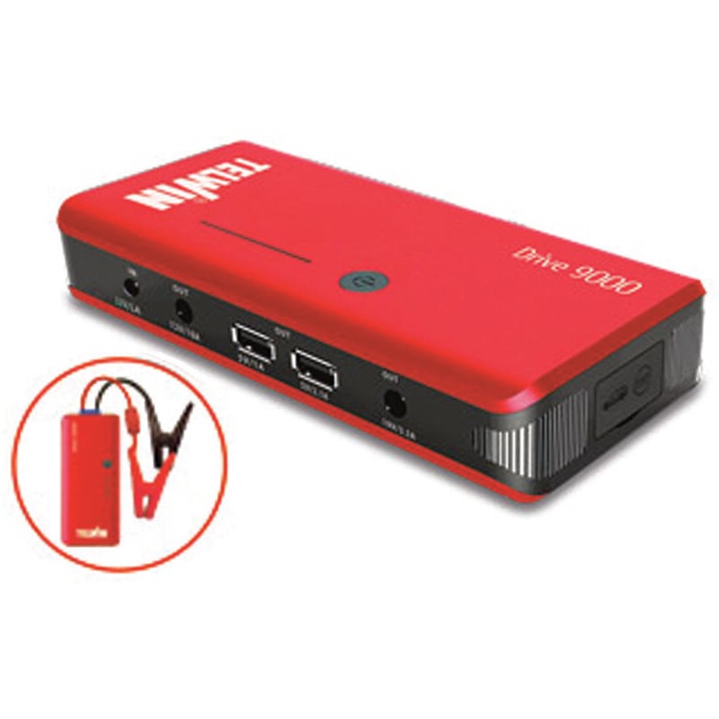 foto del prodotto telwin avviatore power bank drive 9000 12 19v con 2 porte usb