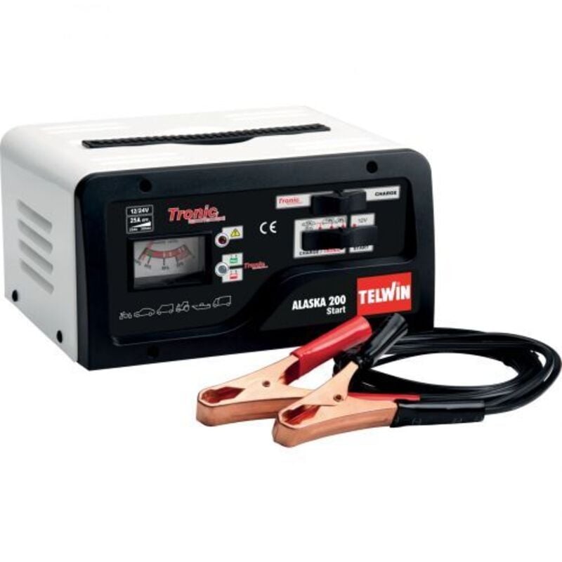 foto del prodotto telwin caricabatteria alaska 200 start 12 24v pz 1
