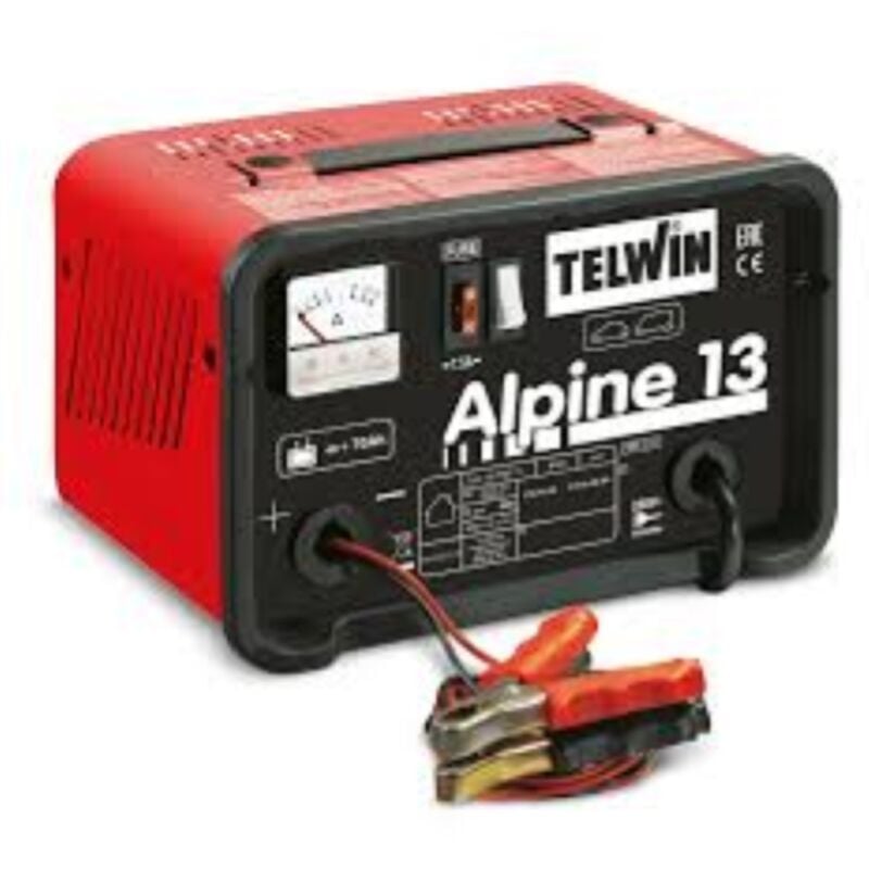 foto del prodotto telwin caricabatteria alpine 1312v 6a carica batteria avviatore 230 v