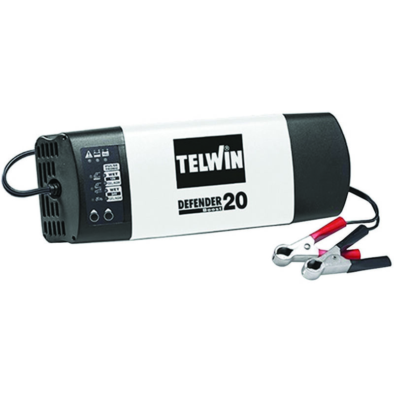 foto del prodotto telwin caricabatterie defender 20 8 4 a 12 24v