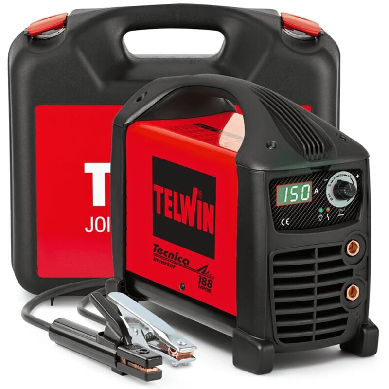 foto del prodotto telwin saldatrice inverter elettrodo mma tig tecnica 188 mpge per generatori