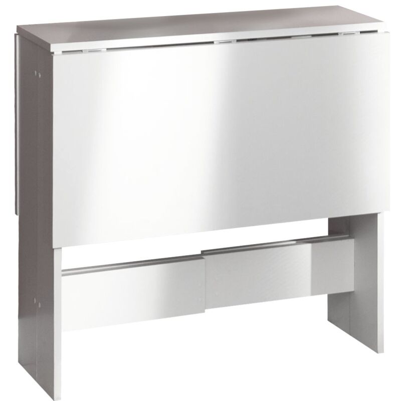 foto del prodotto temahome symbiosis papillon, tavolo pieghevole, bianco 103 67 28x76x73,4 cm