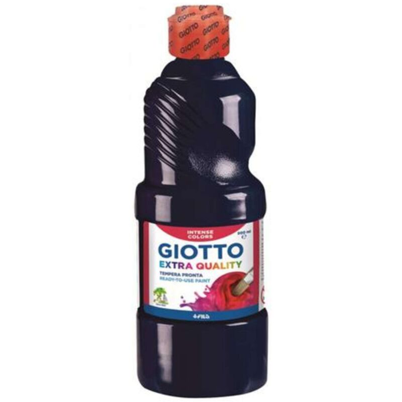 foto del prodotto tempera giotto 500 ml. nero 24 x1