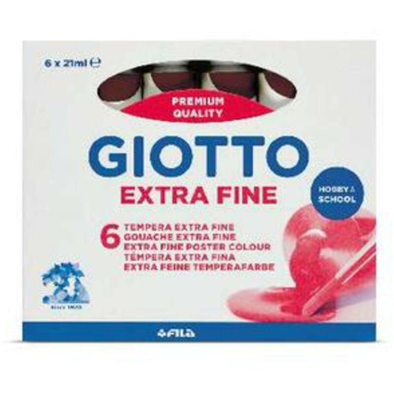 foto del prodotto tempera giotto tubo 7 marrone 23 x6