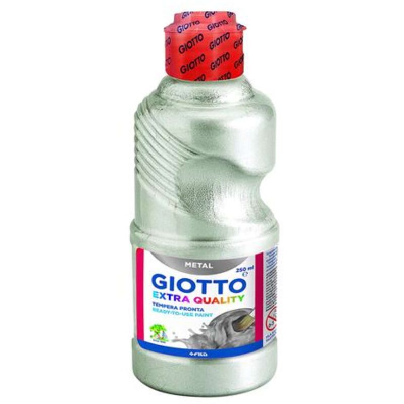 foto del prodotto tempera metal giotto 250 ml. argento 02 x1