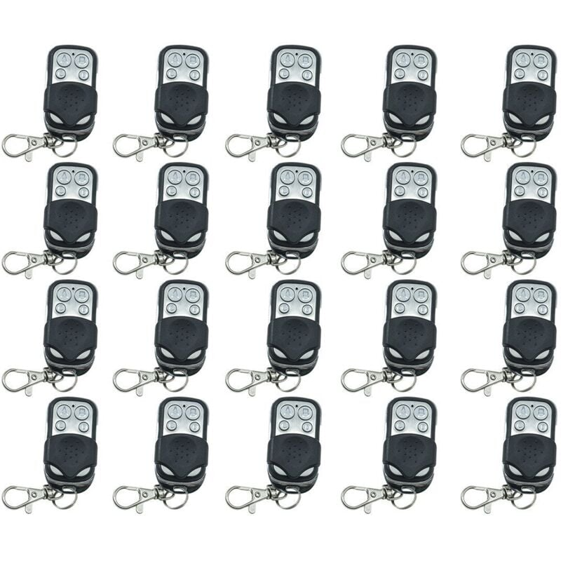 foto del prodotto tempo di saldi 20 telecomandi universali cancello automatico frequenza 433,92 mhz codice fisso