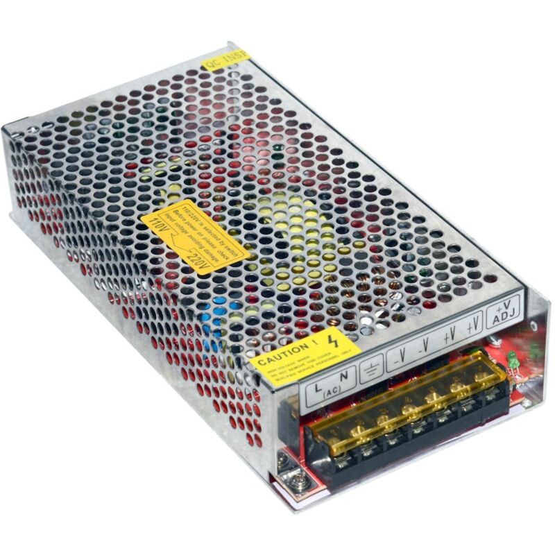 foto del prodotto tempo di saldi alimentatore 10 ampere 12 volt per striscia led stabilizzato 220v 120w