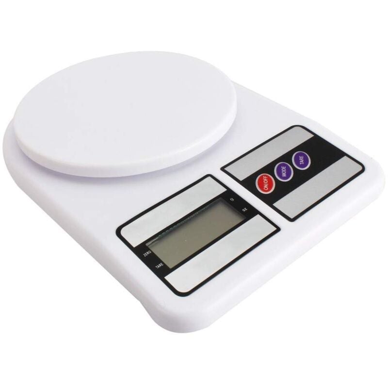 foto del prodotto tempo di saldi bilancia digitale da cucina elettronica lcd tasto tara casa pesa da 1 gr a 7 kg 
