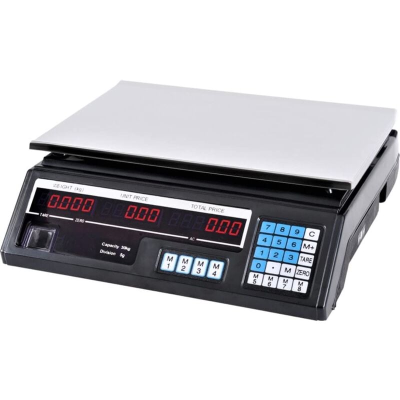 foto del prodotto tempo di saldi bilancia elettronica digitale professionale da 5 gr a 40 kg in acciaio inox