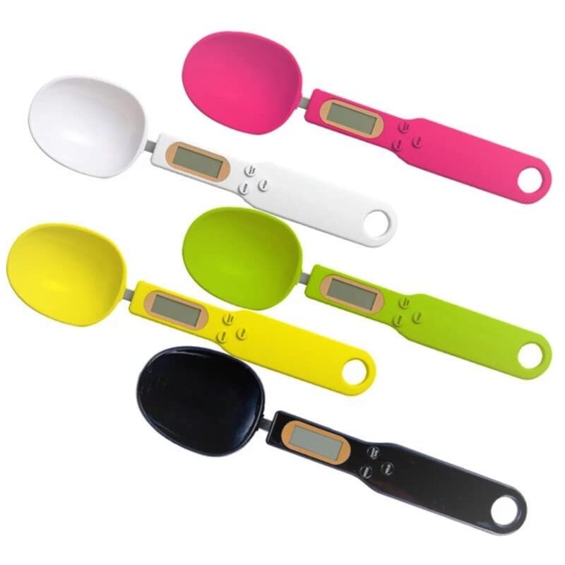 foto del prodotto tempo di saldi cucchiaio di misurazione digitale da cucina portatile per pesatura alimenti