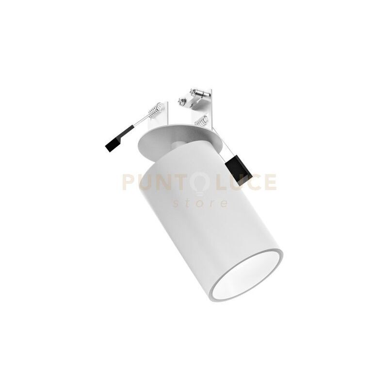 immagine 0 del prodotto tempo di saldi gfa1390 faretto ad incasso orientabile 1 luce attacco gu10 colore bianco satinato d.5,7cm h.9cm