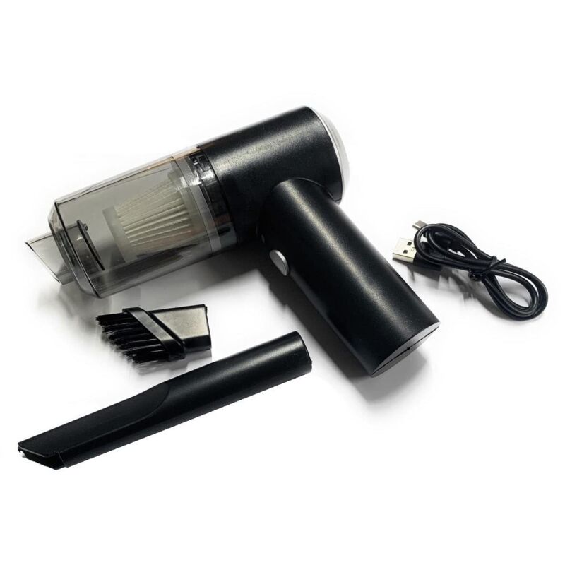 foto del prodotto tempo di saldi mini aspiratore portatile ricaricabile senza fili 2 in 1 per auto e casa