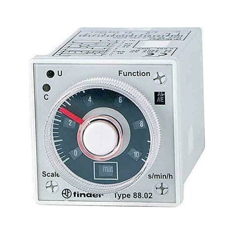foto del prodotto temporizzatore innesto undecal multifunzione e multitensione 880202300002 finder