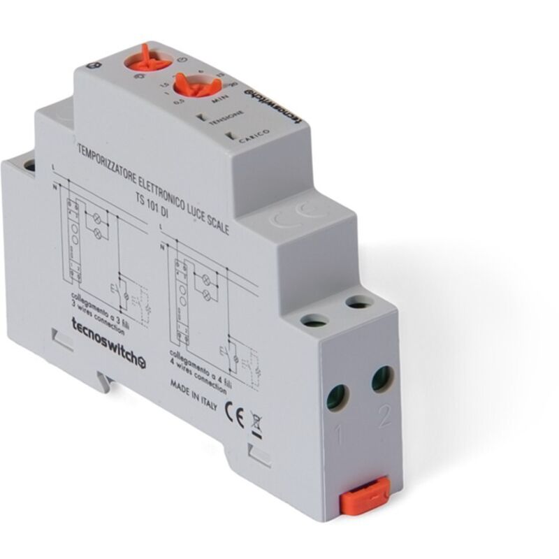 foto del prodotto temporizzatore luce scale elettronico 16a 1 mod. tecnoswitch cod. ts101di 