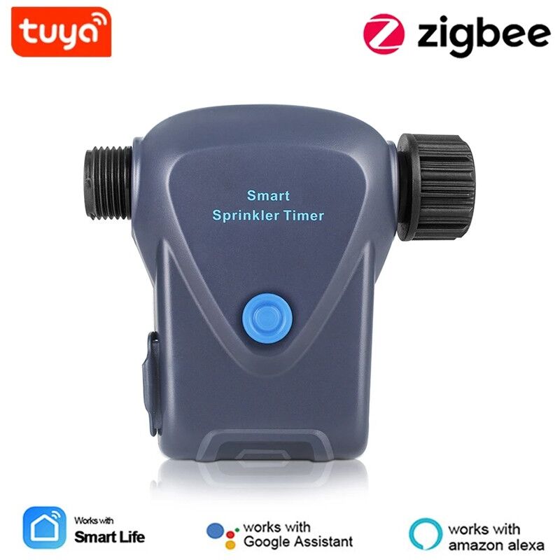 foto del prodotto temporizzatore per irrigazione smart zigbee con contatore acqua integrato tuya
