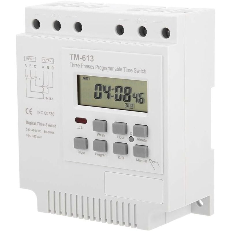 foto del prodotto temporizzatore programmabile temporizzatore 380v tm 163 interruttore temporizzato per motore trifase ca 350v 420v