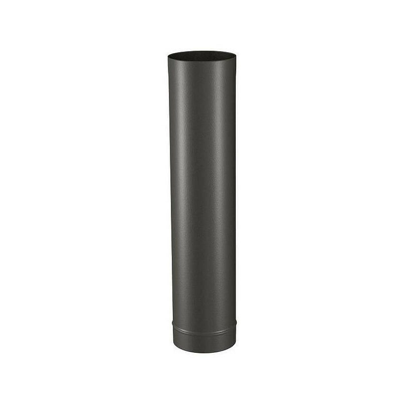 foto del prodotto ten tubo rigido smaltato nero opaco 344334 33cm d125mm