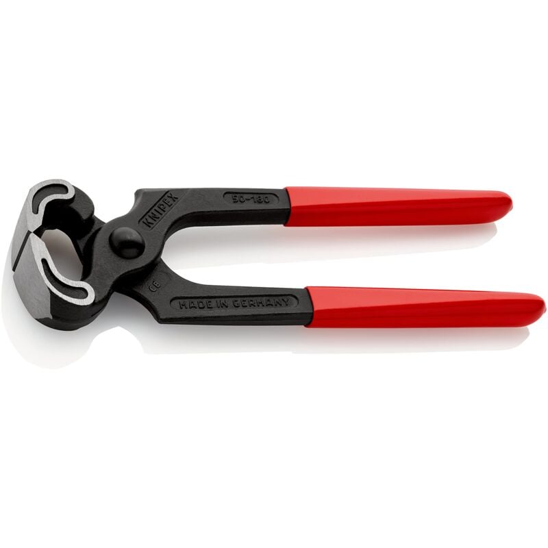 foto del prodotto tenaglia bonderizzata nera, rivestiti in resina sintetica 180 mm 50 01 180 knipex