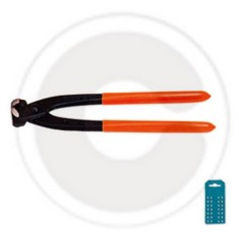 foto del prodotto tenaglia per fabbro ferraiolo in acciaio con manici rivestiti cm 22 mm 220