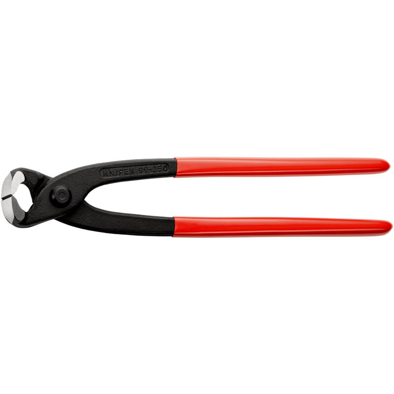 foto del prodotto tenaglia pinza per ferraioli e cementisti bonderizzata nera, rivestiti in resina sintetica 250 mm 99 01 250 knipex