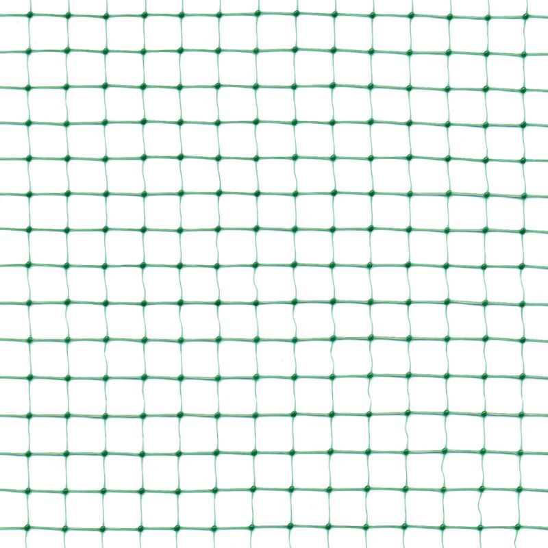 foto del prodotto tenax rete antiuccelli ortoflex 4,00 x 5 m verde, rete di protezione anti uccelli per piante, frutti e colture, confezione in scatola