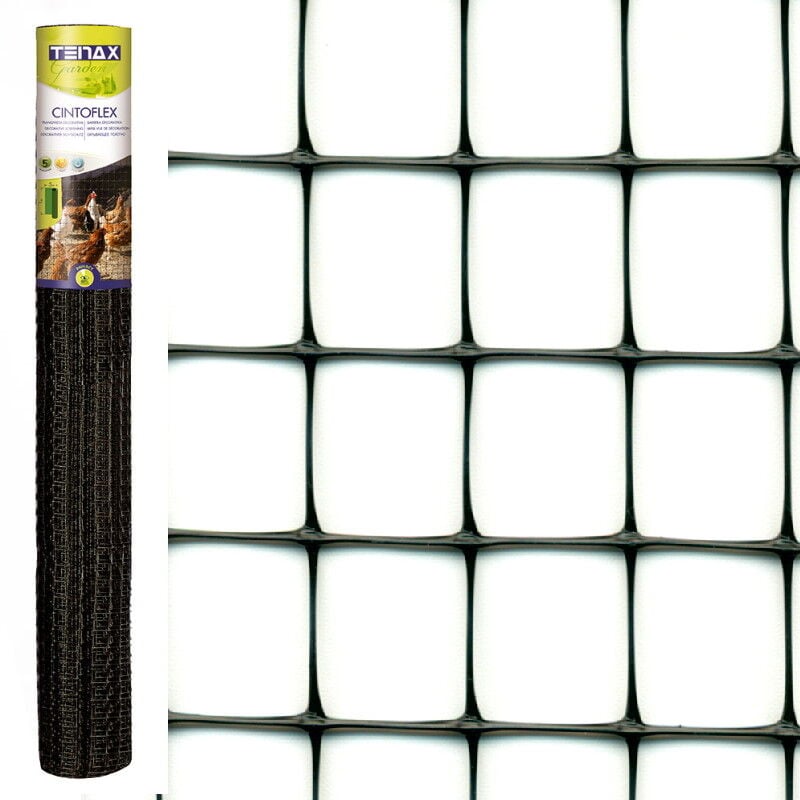 foto del prodotto tenax rete cintoflex, 1x10 mt, nero