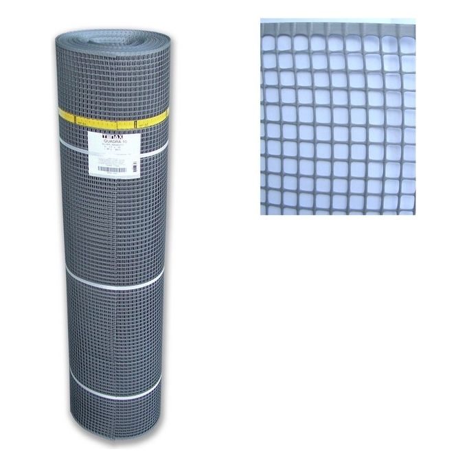 foto del prodotto tenax rete plastica quadra bianca 10x10 cm 100