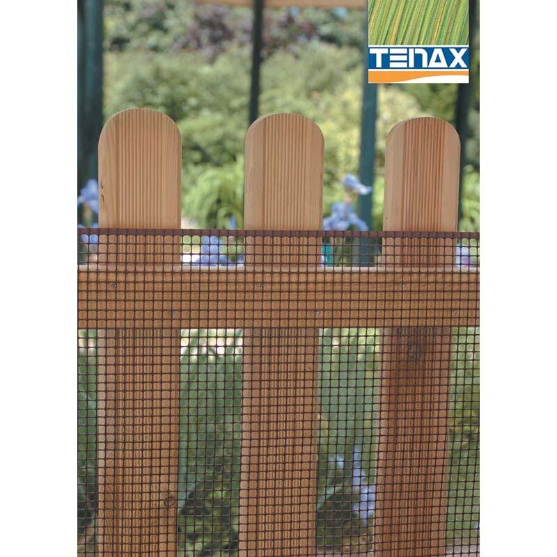 foto del prodotto tenax rete quadra protettiva, in plastica, 1x5 mt, marrone