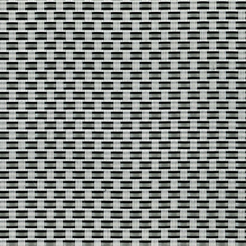 foto del prodotto tenax rete tessuta decorativa frangivista composta da pvc e poliestere, texstyle plus, argento nero, 1,00x5 m