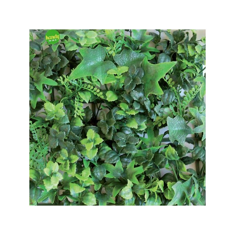 foto del prodotto tenax siepe sintetica a pannelli per parete giardino verticale, tipo sottobosco, divy 3d panel saltus 0,50 x 1 m, componibile per decorazione e