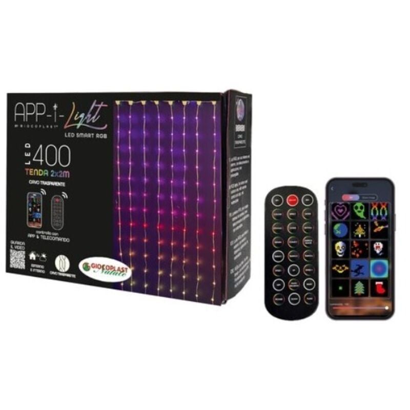 foto del prodotto tenda 400 led app-i-light cavo 2mt giocoplast