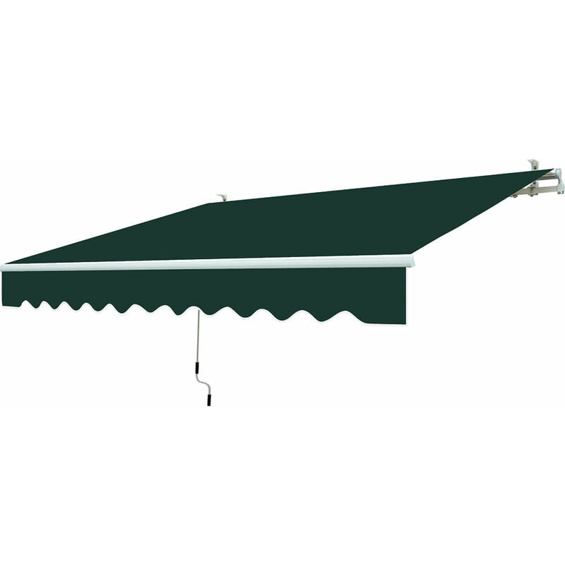 foto del prodotto tenda a barra quadra da esterno 200x250cm in poliestere ranieri verde