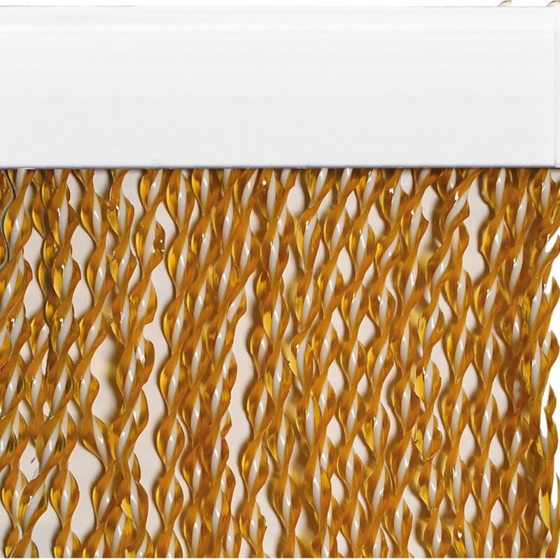 foto del prodotto tenda a cordoncino 'camelia' cm 100 x 220 - beige/marrone made in italy