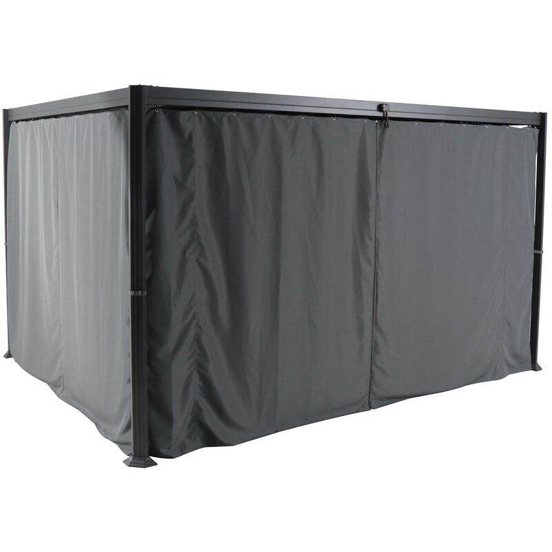 foto del prodotto tenda a pergola in poliestere ardesia belize 4x3m hesp ride