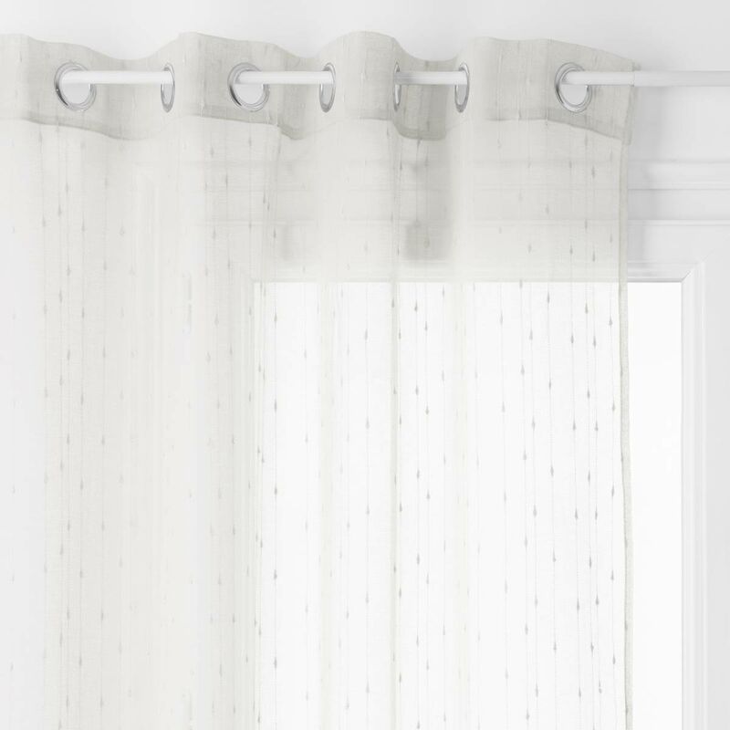 foto del prodotto tenda a rete anissa bianco avorio 140x240cm atmosphera cr ateur d int rieur
