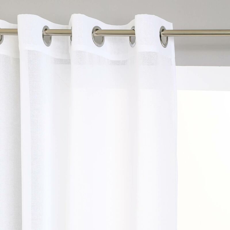 foto del prodotto tenda a rete etamine bianca 140x240cm atmosphera cr ateur d int rieur