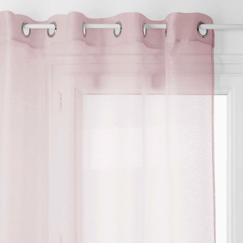 foto del prodotto tenda a rete moly rosa chiaro 135x240cm atmosphera cr ateur d int rieur
